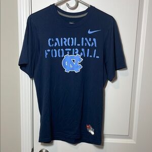 Nike Carolina Football T-Shirt - Navy Blue UNC tarheels